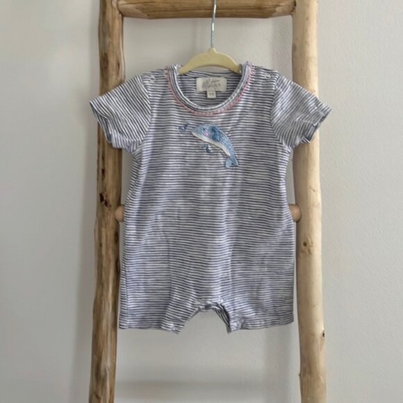 Albetta Dolphin Romper🐬size 3-6 months - Picture 1 of 4